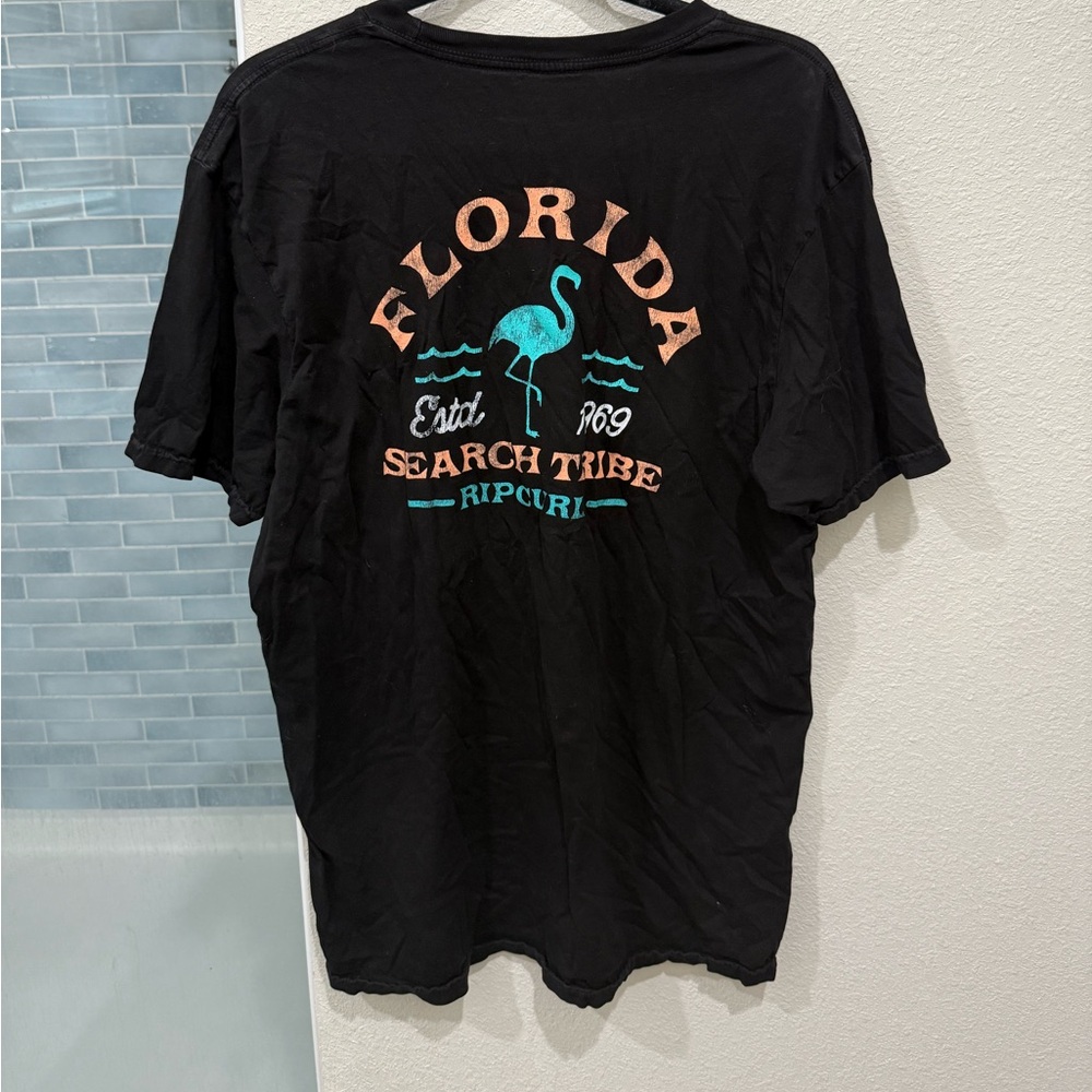 Ripcurl Florida Black Graphic T-Shirt